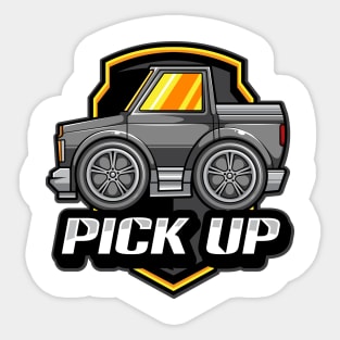 Pick Up Mini Car Sticker